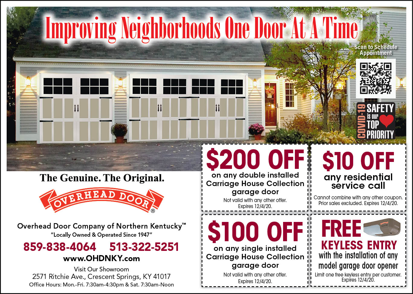 Garage Door Coupons & Specials Cincinnati Overhead Door